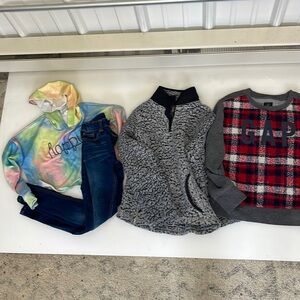 Girls 4 piece Lot Shein Gap Kidpik size 7 8